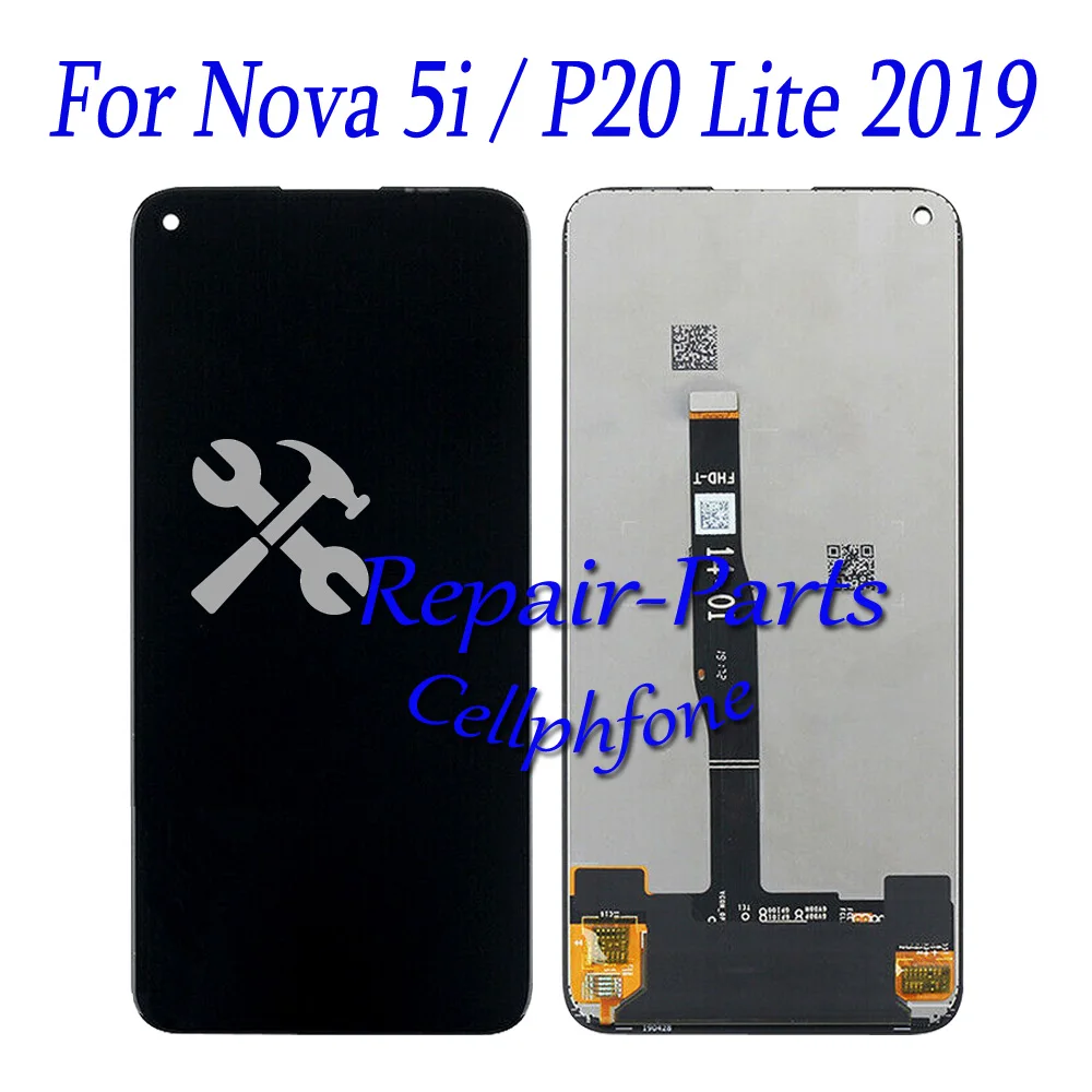 

New 6.4 inch Full LCD display + Touch Screen Digitizer Assembly For Huawei P20 Lite 2019 / Nova 5i GLK-LX1 GLK-LX2 GLK-LX3