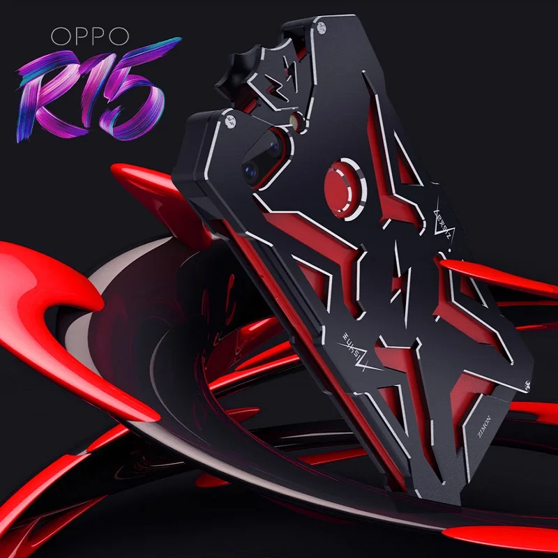 

Metal case for OPPO R15 New Thor Series case for OPPO R15 Zimon Luxury Aviation Aluminum Phone Case for R15 Powerful Shockproof