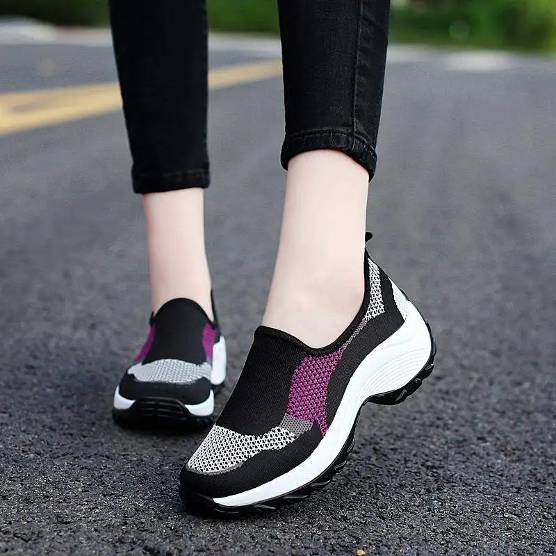 

Tenis Feminino 2019 Hot Sale Sport Shoes Women Tennis Shoes Female Stability Athletic Fitnes Sneakers Trainers Heightening Shoes