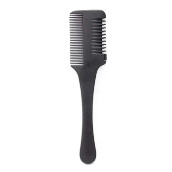 

Double-sided Cutting Knuckle Comb with Stainless Steel Double-sided Blade Hair Styling Comb for Home Salon