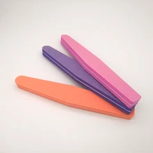 Пилка для ногтей двухсторонние алмазные наждачные доски моющиеся Инструменты для маникюра шлифовальная буферизация блок