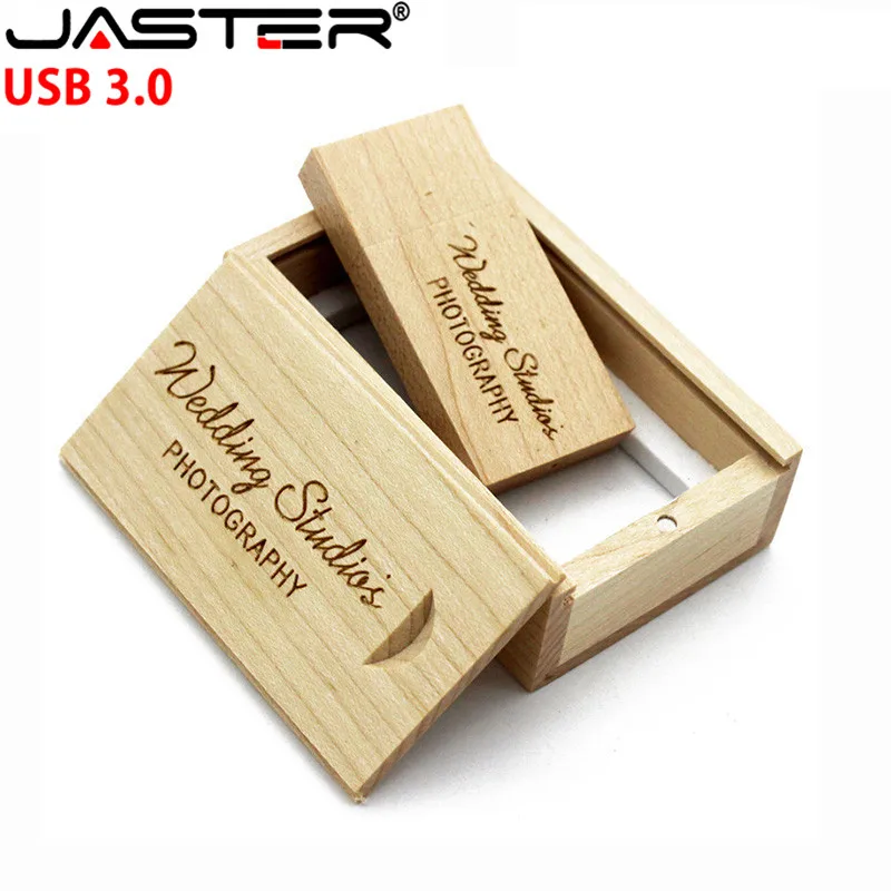 JASTER USB 3,0,, логотип клиента, деревянный USB+ упаковочная коробка, деревянный usb флеш-накопитель, флешка, 4 ГБ, 16 ГБ, 32 ГБ, 64 ГБ, карта памяти