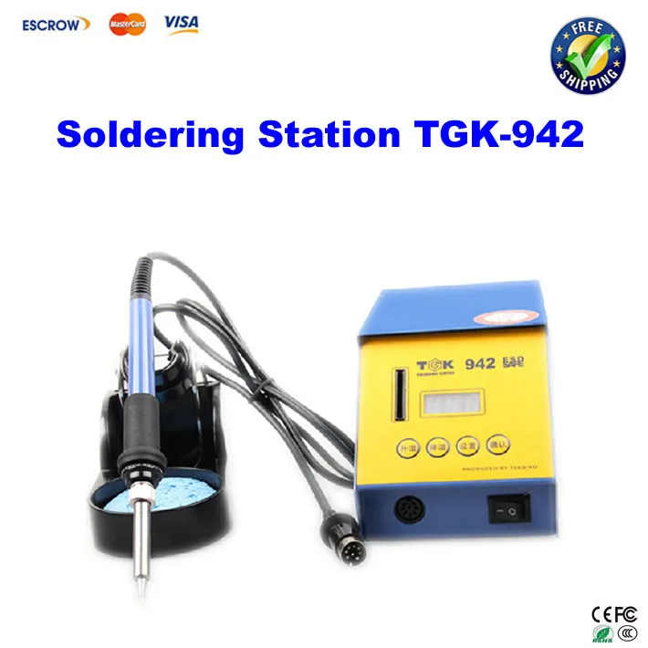 

Lead-free Soldering Station Energy Save Low Temp Alarm TGK-942