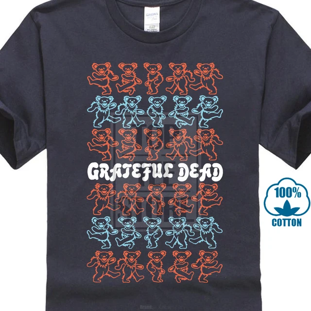 Grateful Dead Men'S Dancing Bears Slim Fit T Shirt Xx Large Coal Rockabiliain TShirts from Men