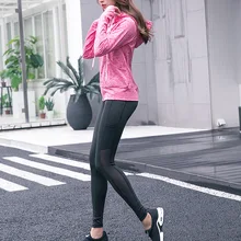 Кардиган на молнии, новинка, Женская куртка с капюшоном и длинным рукавом для йоги, спортивная одежда для бега, тренажерного зала, фитнеса, дышащая одежда для йоги jiu