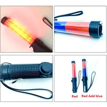 Перезаряжаемая хонингаемая многофункциональная наружная светящаяся палочка регулировщика мигающий Предупреждение ющий инструмент для безопасности