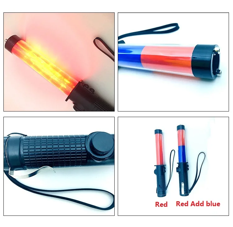 Rechargeable Honkingable Multi-function Outdoor LED Traffic Baton Flashing Warning Safety Persuation Tools Glo-sticks Rechargeable Honkingable Multi-function Outdoor LED Traffic Baton Flashing Warning Safety Persuation Tools Glo-sticks