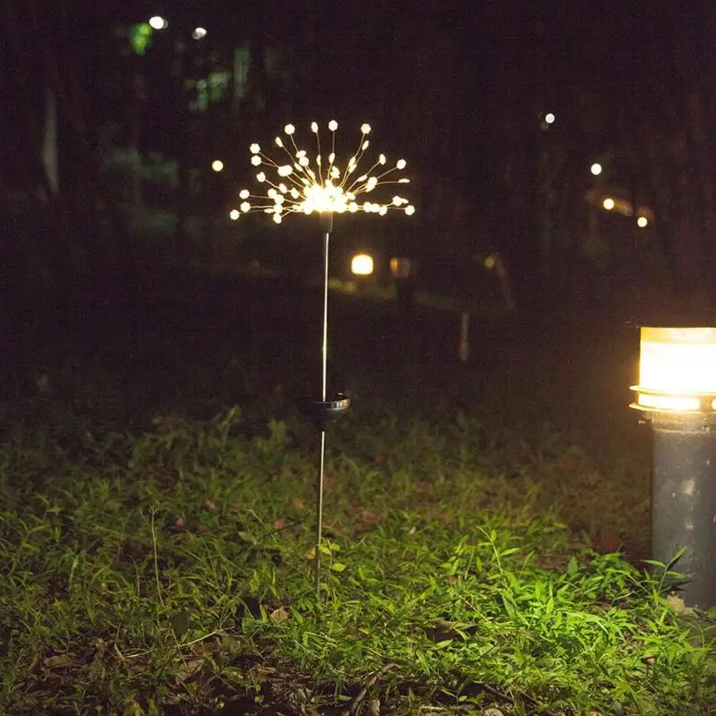 

2pcs 90 LED 8 Modes String Light IP65 Waterproof Underground Lamp Firework Light Twinkle Light for Outdoor Party