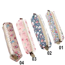2017 school supplies Mini Retro Flower Floral Lace Case storage bag Cosmetic Makeup Bag Zipper Pouch