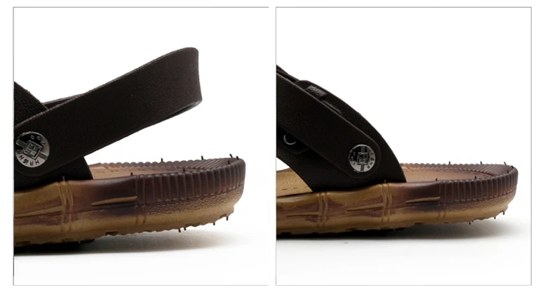 Brand Special Offers High Quality Sandals Big Size Leather Slippers Summer Hot Sale Sandalias Beach Slides Mens Shoes (1)