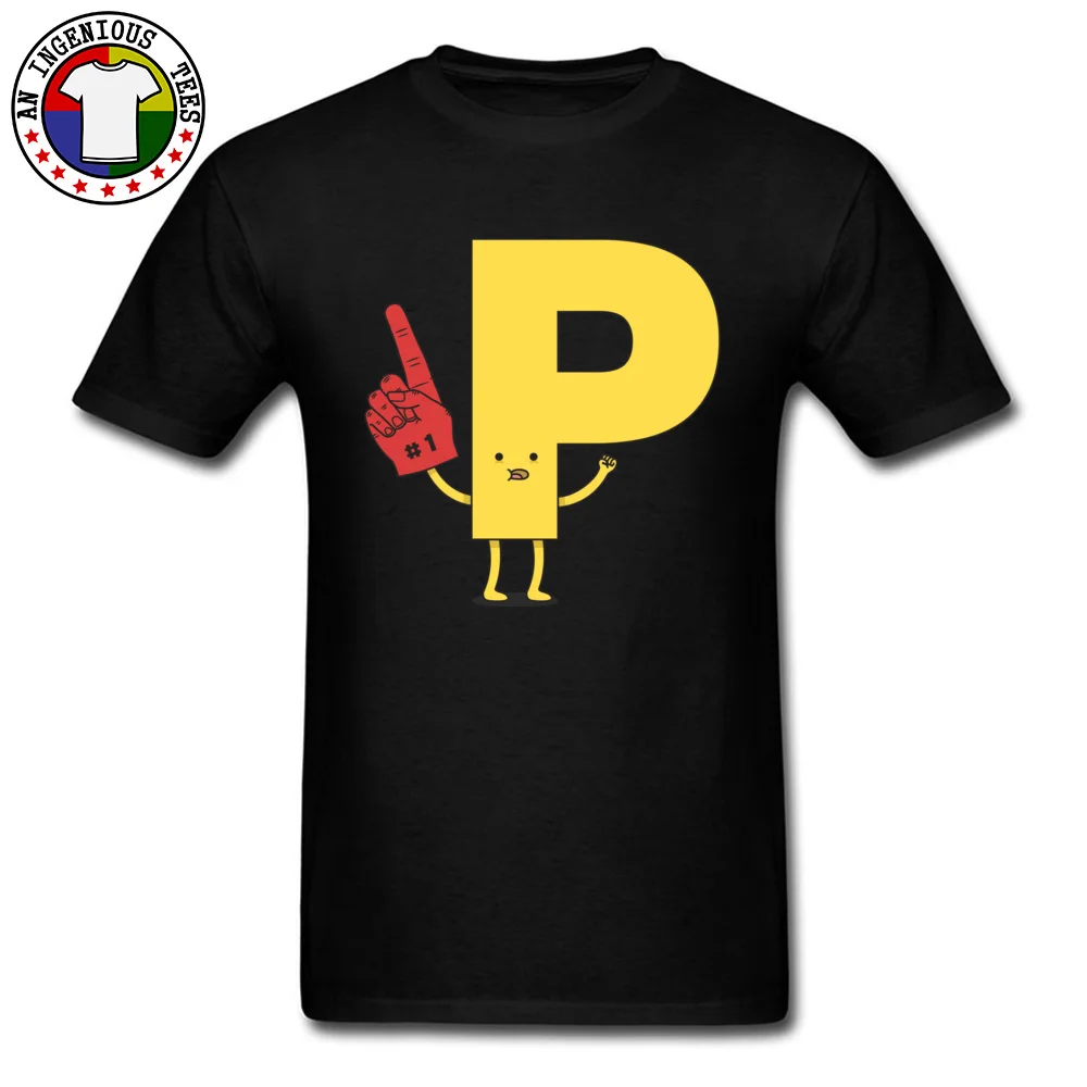 Go P 100% Cotton Fabric Printed On Tops T Shirt Discount Short Sleeve Adult Top T-shirts Casual Labor Day Tee-Shirts Round Neck Go P black