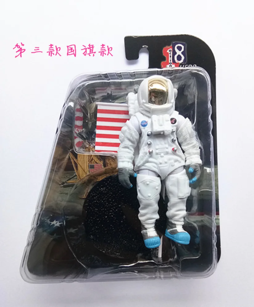 Simulation Pvc Figure Astronaut Spaceman Model Ornaments Dolls Toy Joints Movable Model Decoration Christmas Birthday Gift