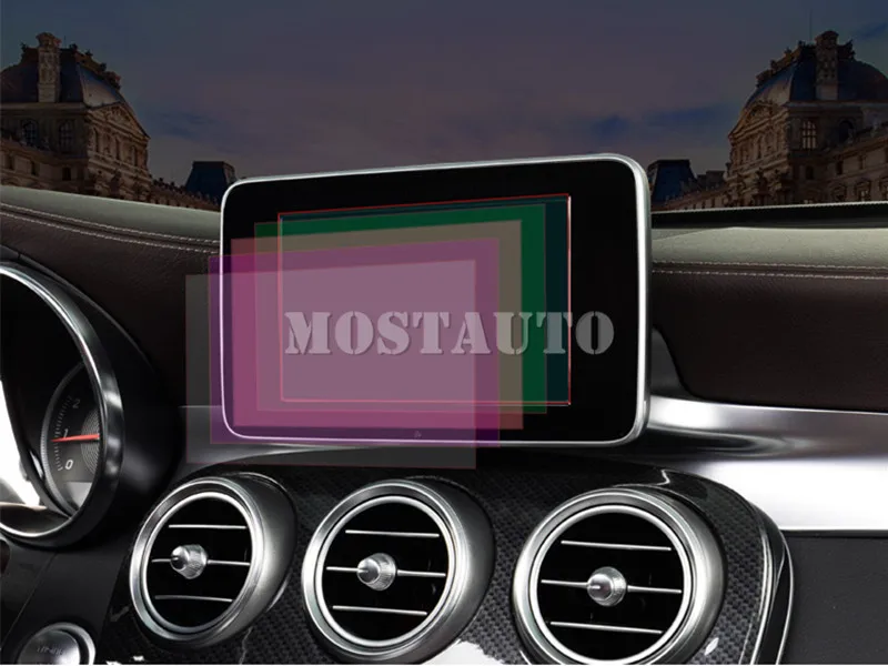 Закаленное стекло для Benz GLC X205 X253 GLC200 GLC260 защита экрана GPS навигации 2015 2018 1 шт.