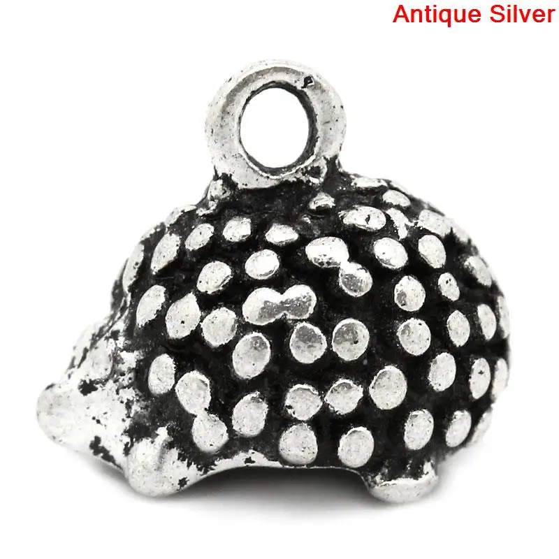 

DoreenBeads Zinc metal alloy Charm Pendants Hedgehog Antique Silver 14mm( 4/8") x 12mm( 4/8"), 4 PCs new