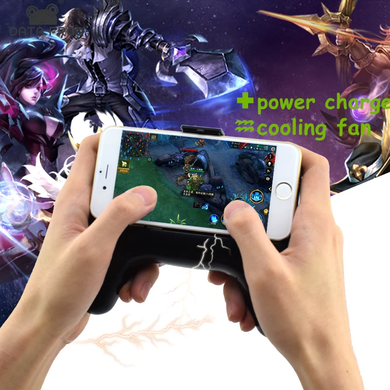 

Data Frog For Mobile Phone Cooling Fan Handle Game Pad Radiator Charge Holder Stand Heatsink for Iphone Huawei Xiaomi Cell Fans