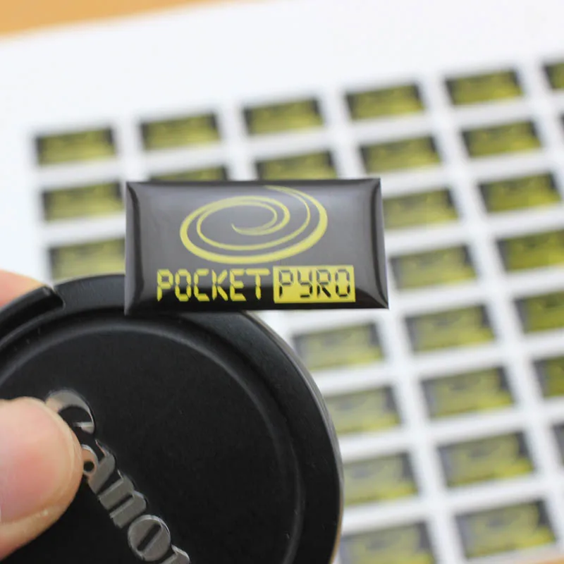 

Customized Epoxy 3D Printing Crystal Plastic Sticker Logo