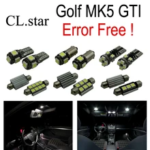 21 шт. canbus для Volkswagen VW Golf 5 MK5 GTI Кролик LED внутренних свет парковка city фара полный комплект пакет (2006-2009)