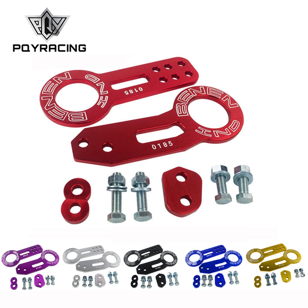 

BENEN-0185 Universal car Front Rear Tow Hook set for most Car Auto Trailer Ring PQY-THB31+THB41