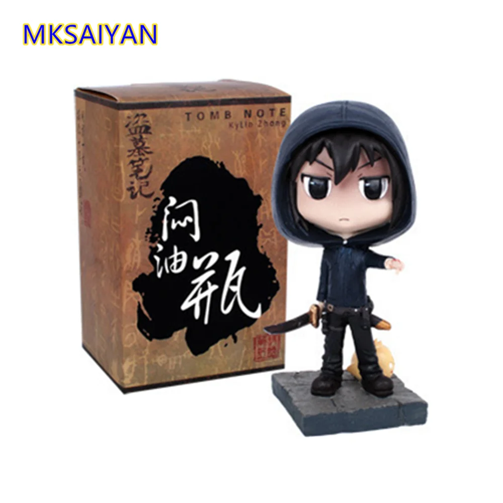 Anime Tomb Note Kylin Zhang Figure Q Toys for Children PVC Action Figurine Spleelgoed Figma Collectible Brinquedos Birthday Gift