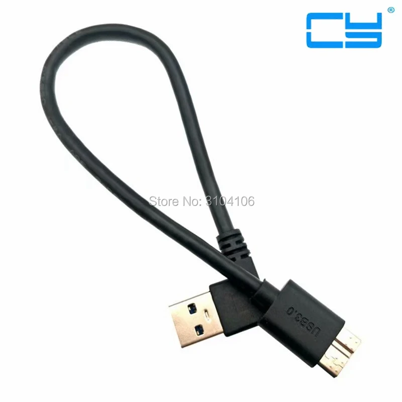 1 шт. 20 см высокоскоростной USB3.0 Кабель-адаптер Черный USB 3,0 под прямым углом ТИП A Мужской к Micro B Мужской Разъем для компьютера