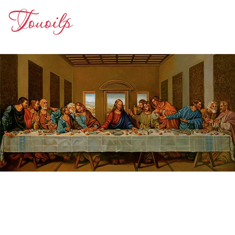 Алмазная вышивка сделай сам Last supper 5D восход солнца закат алмазная живопись