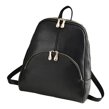 

2019 hot sale Women Backpack pu Leather high quality travel Backpacks Softback bagpack mochila mujer