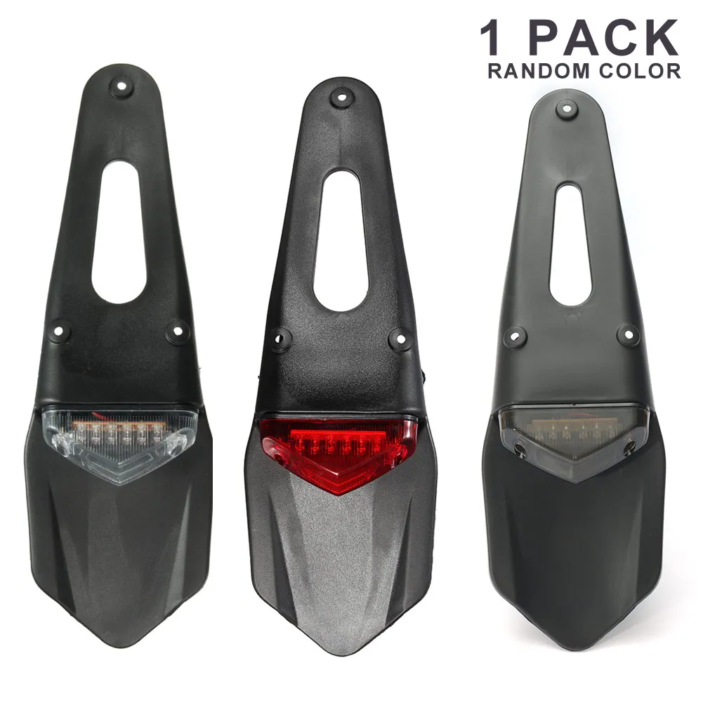 

1PCS Universal Motorcycle Trial Dirt Bike LED Stop Rear Tail Light Lamp Motorbike License Plate Stop Light Led