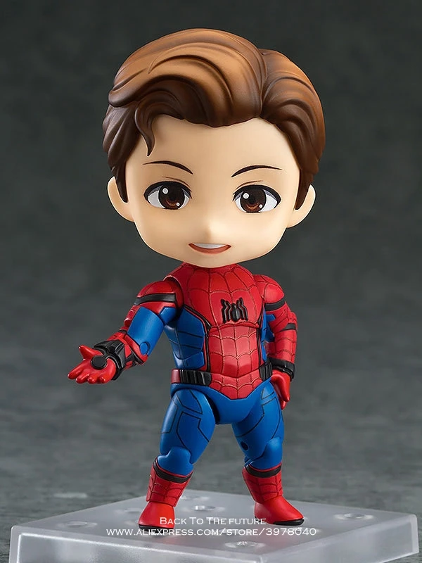 Disney Marvel паук возвращение домой Q версия 10 см фигурка аниме мини украшение ПВХ Коллекция фигурка игрушка модель подарок