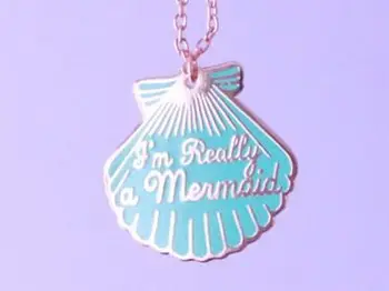 

2018 Exquisite Shell Necklace Best Selling Handmade I'm Really A Mermaid Necklaces for Women Can Be Customized Any Name YP2954