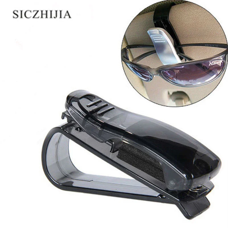Hot Car Sun Visor แว่นตาแว่นตากันแดดใบเสร็จรับเงินผู้ถือบัตรสำหรับ