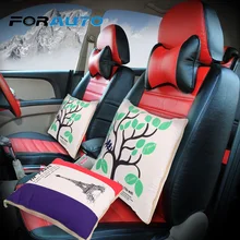 FORAUTO массажные на сиденья задняя подушка опоры сидений задний Поясничный поддержка для шеи поясницы задняя подушка Автомобильная подушка, подушка для дивана