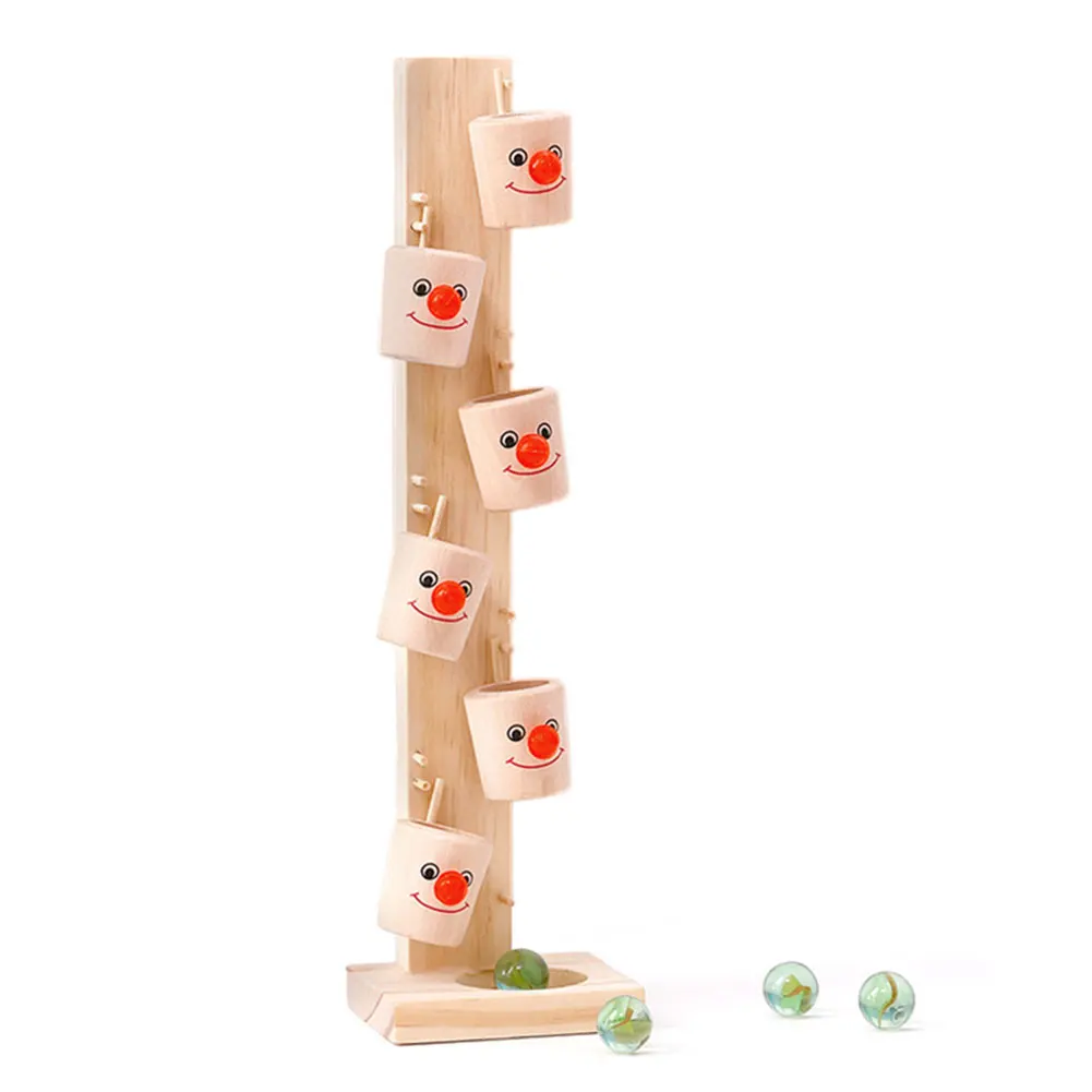 Горячие детские деревянные блоки дерево мраморный шар Запуск трек игра Образование игрушка WIntelligence обучающая игрушка детский день подарок