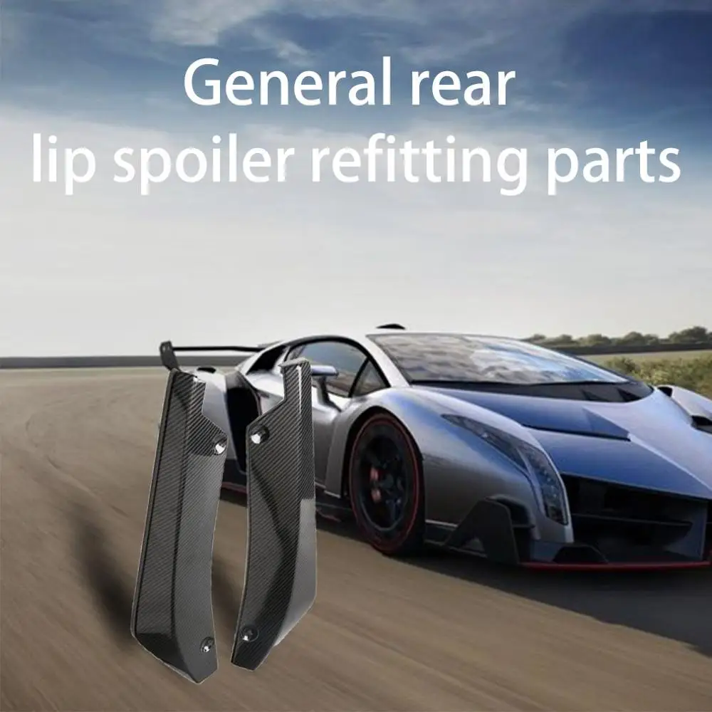 

Car Rear Bumper Universal Rear Trunk Lip Spoiler Anti-crash Diffuser Lip Wrap Angle Splitter Protector