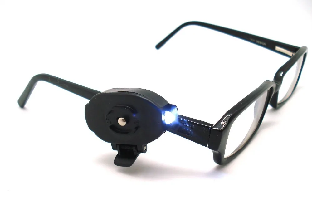 

Mini LED Glasses Reading Clip Lamp