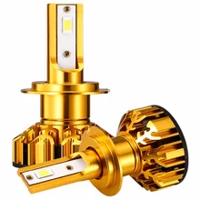 LAIMAIK Mini H4 LEVOU Lâmpadas Dos Faróis Do Carro H7 6000 K 10000LM COB ou CSP Chips 50 W Automóvel Led Farol Nevoeiro Luz DC 12 V 24 V