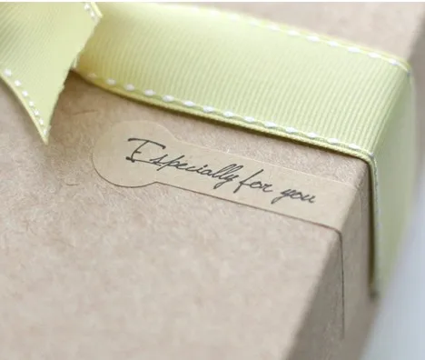 

500 pcs/lot Gift Box Sticker Packaging Sticker ESPECIALLY FOR YOU