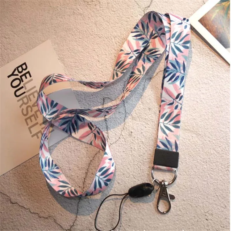 Cute-Lanyard-Neck-Strap-for-keys-ID-Card-Gym-Mobile-Phone-Straps-for Samsung-Huawei-USB-badge-holder-DIY-Hang-Rope-Leaves  (34)