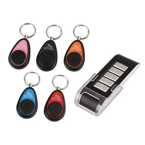 

2016 Hot 5 in 1 Wireless Lost Key Finder Locator Alarm Keychain 40m