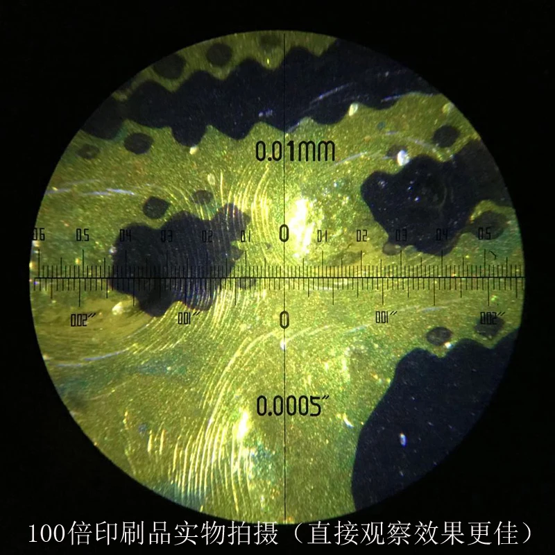 2019 New Mini Portable Microscope Pocket 100X Handheld LED Lamp Light Loupe Zoom Magnifier Magnifying Glass Pocket Lens-100X(4)