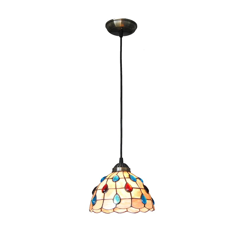 Us 119 99 Height Adjule 8 Inch Tiffany Style Stained Gl Hanging Light Dining Room Bedroom Corridor Pendant Lamp E27 E26 Bulbs Pl722 In Us 119 99 Height Adjule 8 Inch Tiffany Style Stained Gl Hanging Light Dining Room Bedroom Corridor Pendant Lamp E27 E26 Bulbs Pl722 In