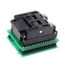 TQFP32 QFP32 TO DIP32 IC Programmer Adapter Chip Test Socket SA663 Burning Seat 0.8mm