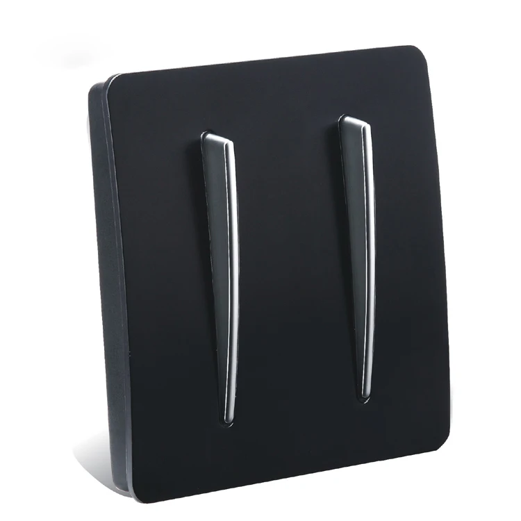 

86 Style Black Light Switch Two Control Two Way 10A 110V- 250V
