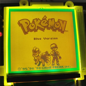 Желтый, красный, синий, розовый, зеленый DIY Bivert PCB модуль для GameBoy Pocket GBP консоль подсветка инвертирующий шестигранный мод поляризатор пленка - Цвет: Цвет: желтый