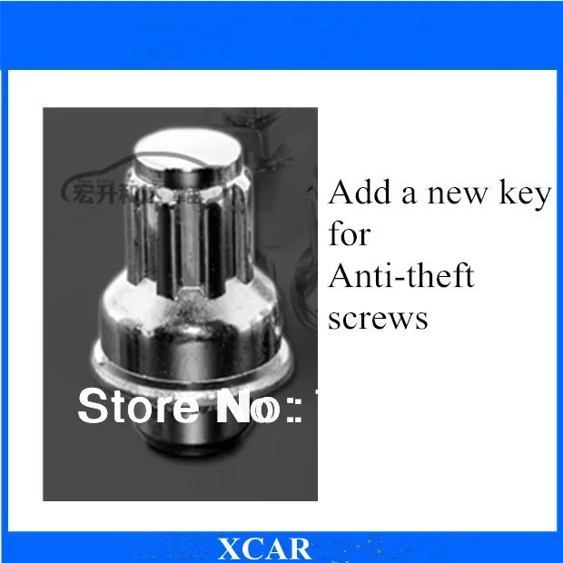 

Add a new key for Anti-theft screws