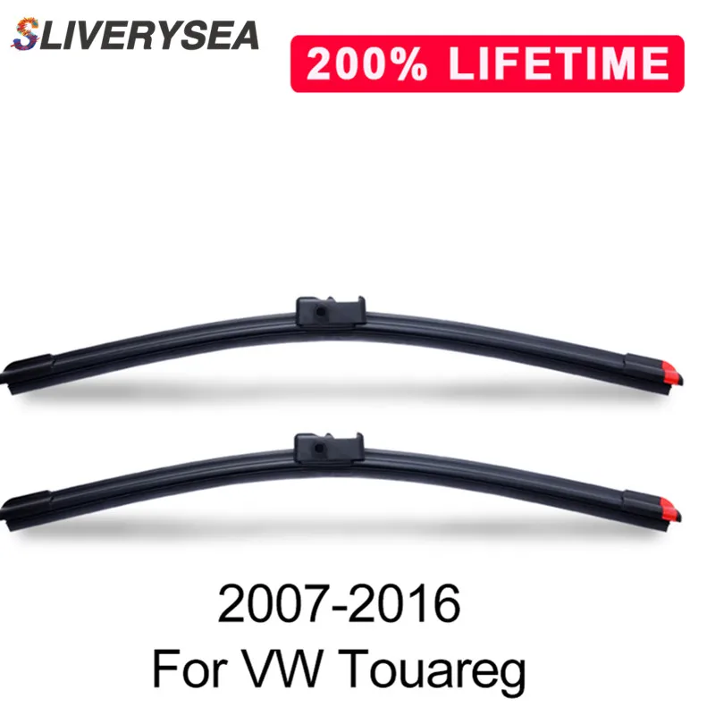 SLIVERYSEA Замена стеклоочистителей для 2007 2016 26 ''+ 26'' натуральный каучук чистый