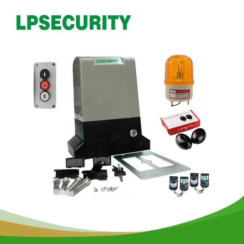Автоматический GSM раздвижной ворот LPSECURITY 800 кг 1200 Открыватель двери мотор мягкий