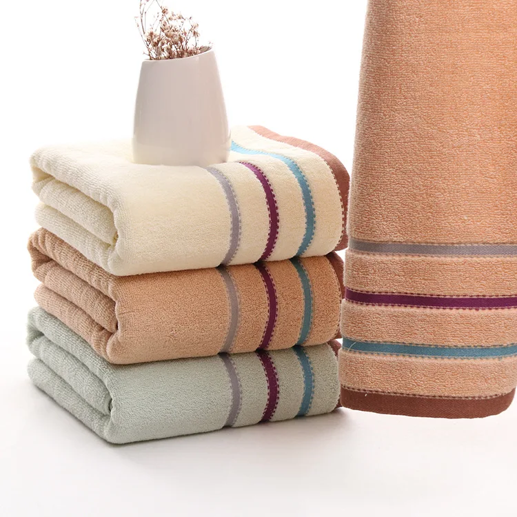 Good quality 70*140 Xinjiang long staple cotton bath towel Four colored