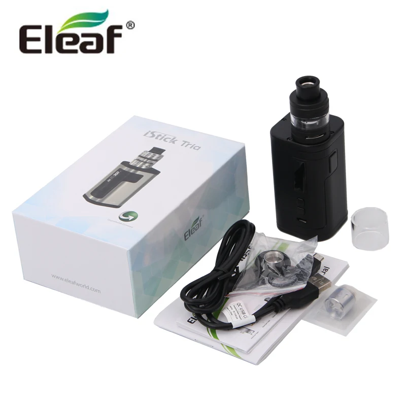 

100% Original Eleaf iStick Tria with 2ML to 4ML ELLO S Tank Kit 300W iStick Tria Box Mod Vape Fit HW3 HW4 Coil