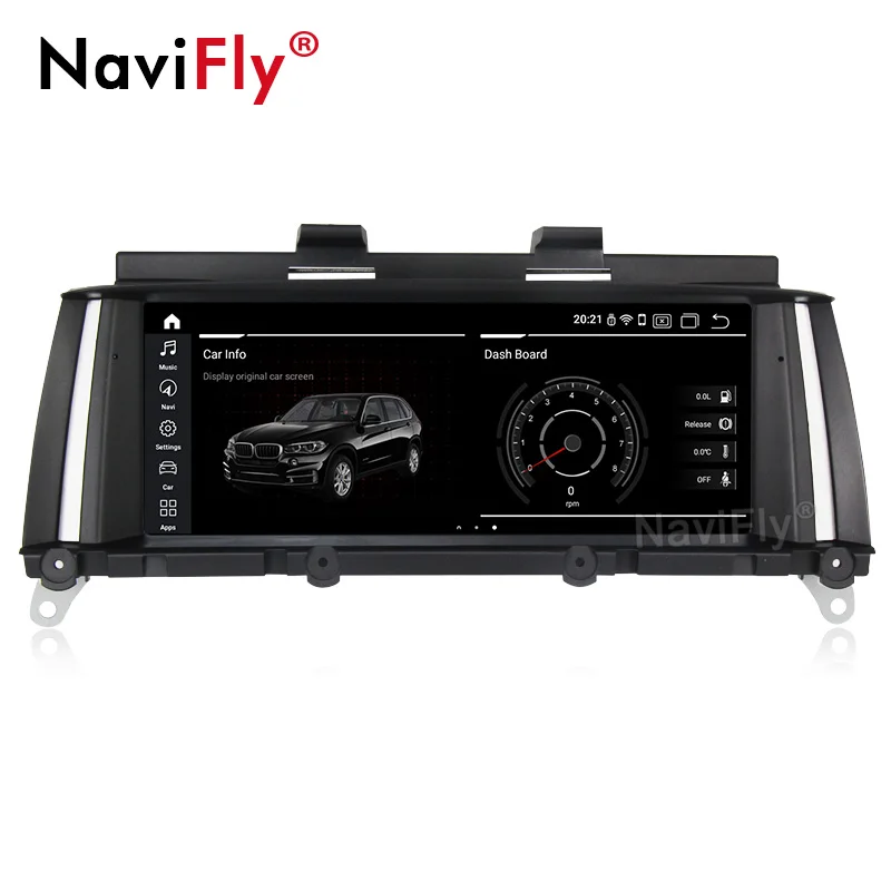 Discount NaviFly Android9.0 4G RAM 64G ROM 8Core Car Multimedia gps for BMW X3 F25 X4 F26 2011-2017 car radio bt 4G SIM wifi 3