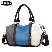 Новая Холщовая Сумка модная повседневная плечевая Корейская сумка версия тренд диких сумка хит цвет Холщовая Сумка